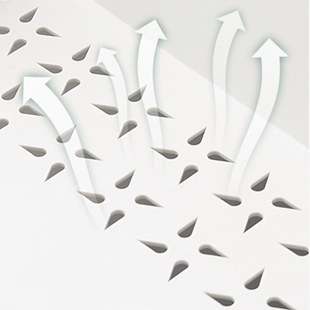 SOGA 2X 3 Tier Steel White Movable Kitchen Cart Multi-Functional Shelves Portable Storage Organizer with Wheels