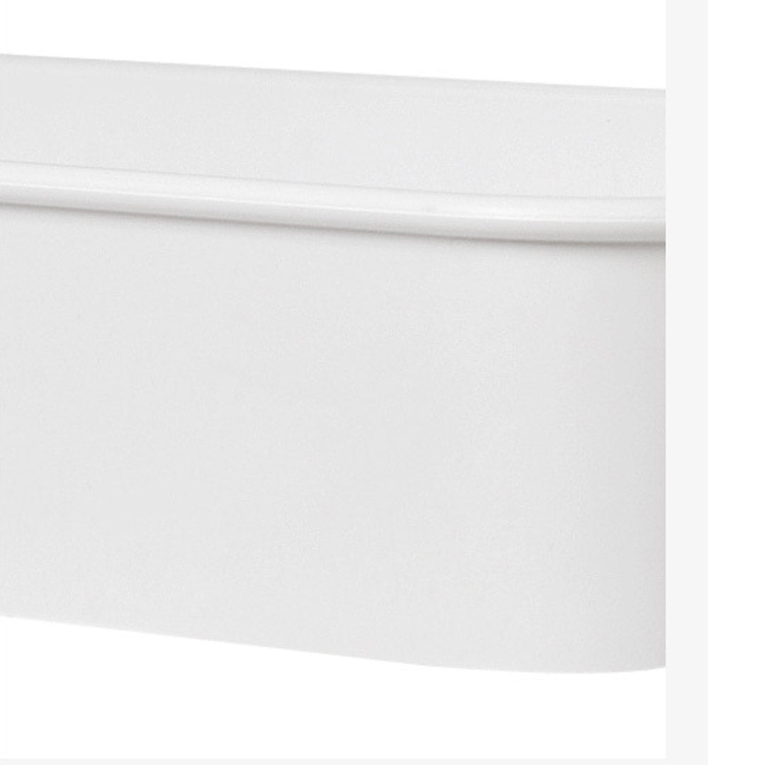 SOGA 2X 3 Tier Steel White Movable Kitchen Cart Multi-Functional Shelves Portable Storage Organizer with Wheels