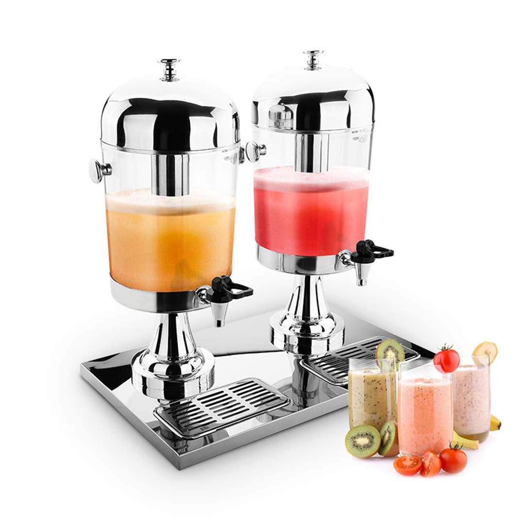 SOGA 2X Dual 8L Juicer Water Milk Coffee Pump Beverage Drinking Utensils