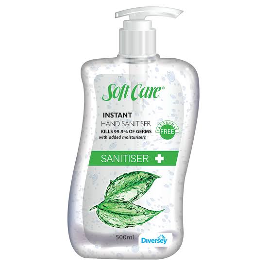 Soft Care Instant Hand Sanitiser (500 ml).