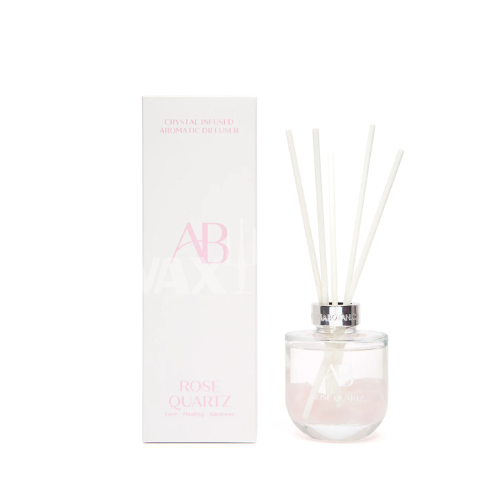 200ml Diffuser with Crystals - Rose Quartz - Cafe Supply