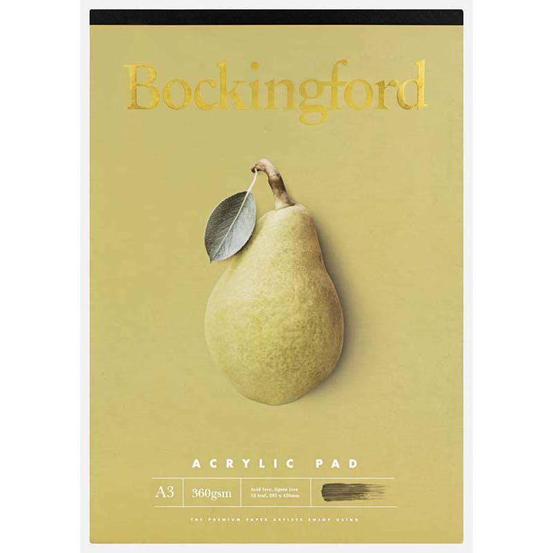 Bockingford Pad Acrylic A3 360gsm 12leaf - Cafe Supply