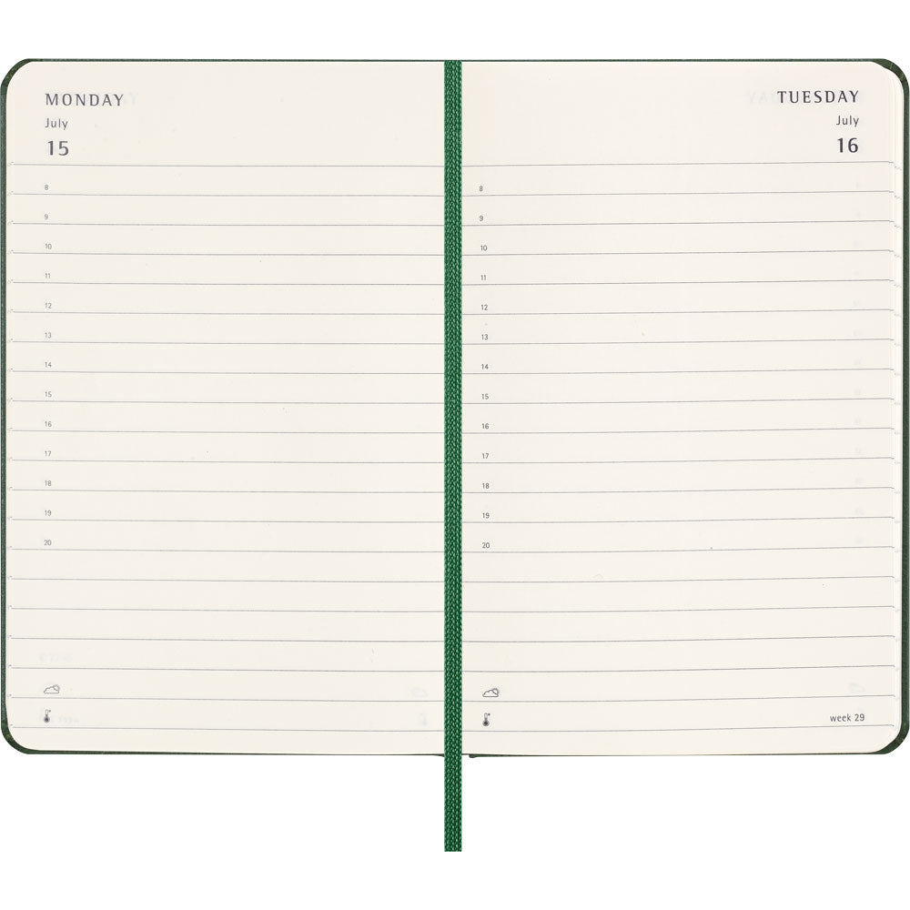 Moleskine Diary 12 Month Daily HC Pocket Scarlet Red