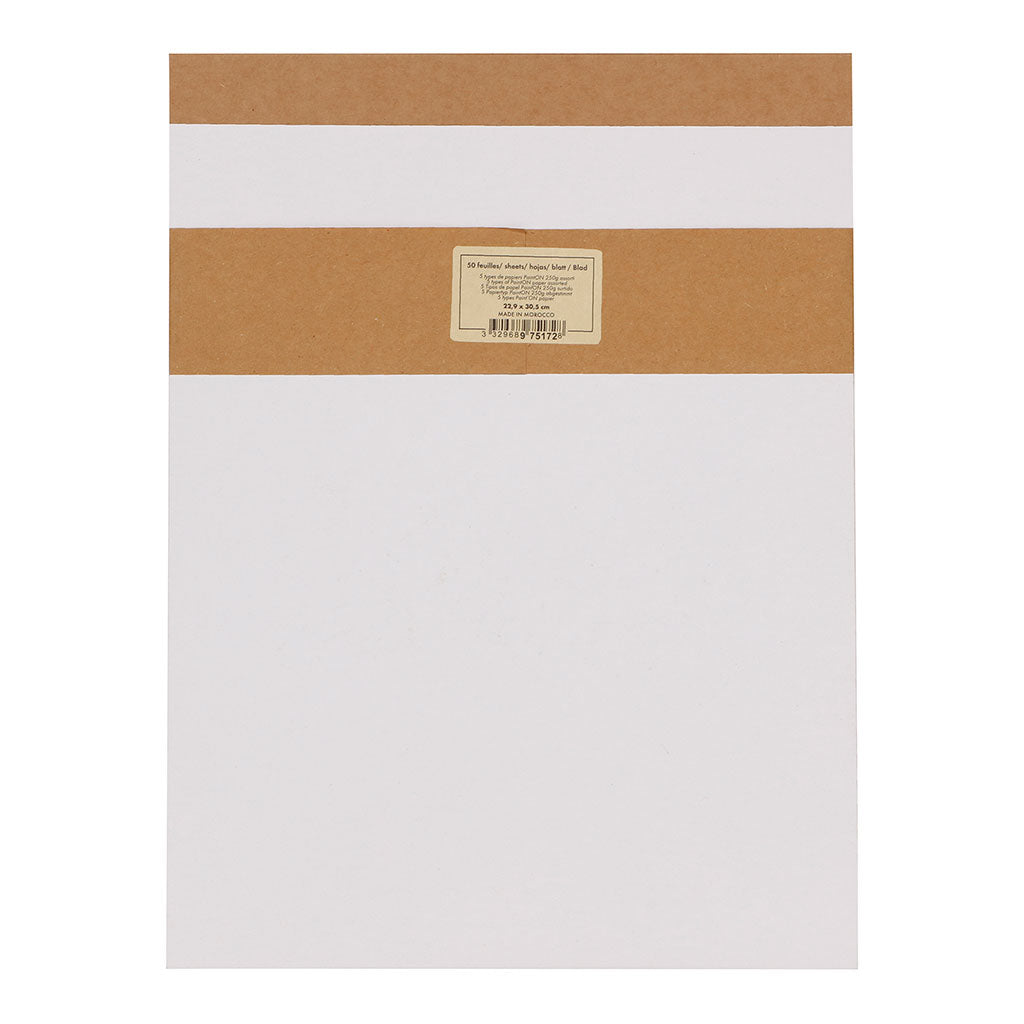 PaintON Pad Kraft Cover Assorted 23x30.5cm 50sh