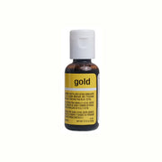 Chefmaster Liqua Gel Gold .70oz Bottle - Cafe Supply