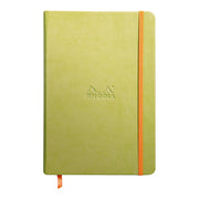 Rhodiarama Hardcover Notebook A5 Blank Anise Green