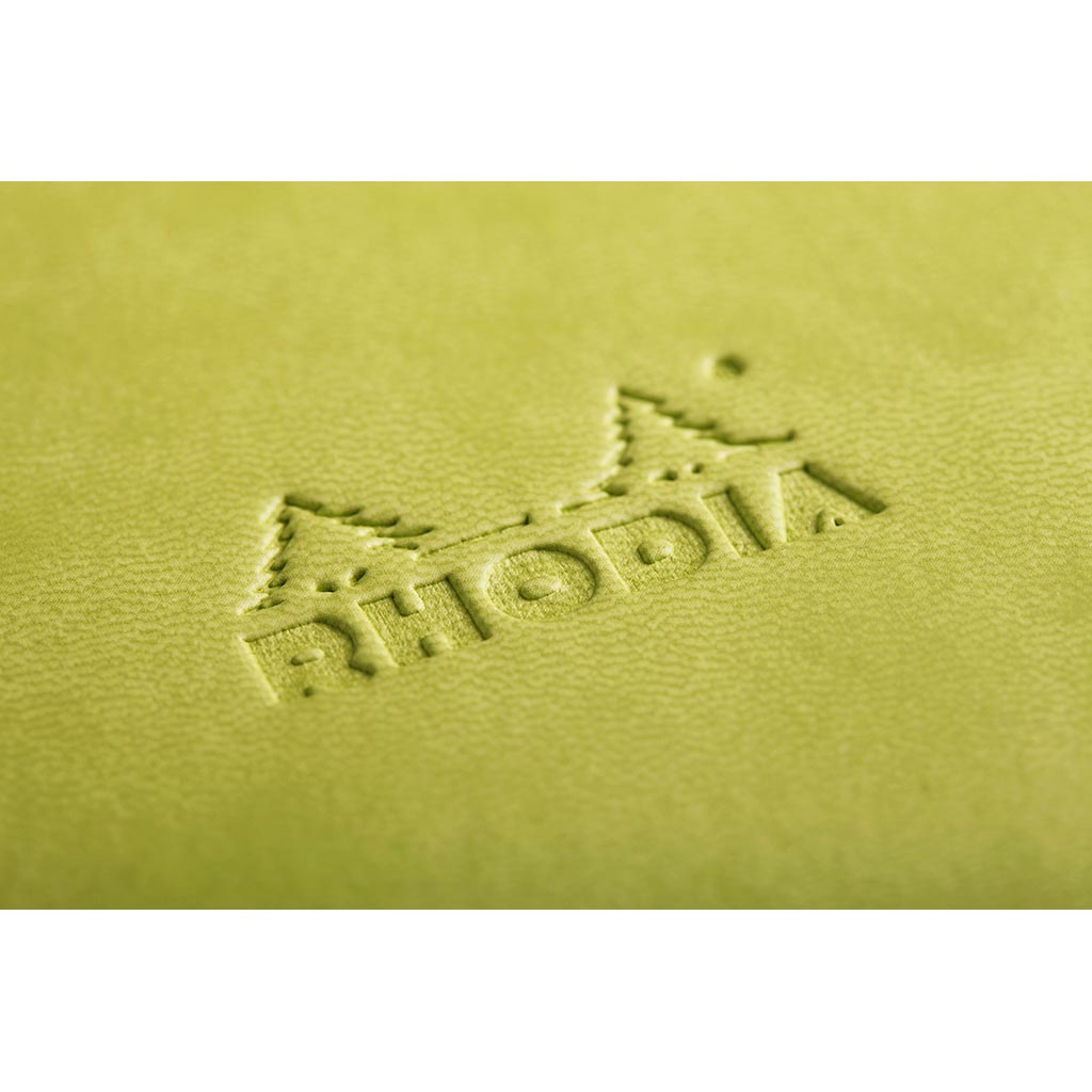 Rhodiarama Hardcover Notebook A5 Blank Anise Green