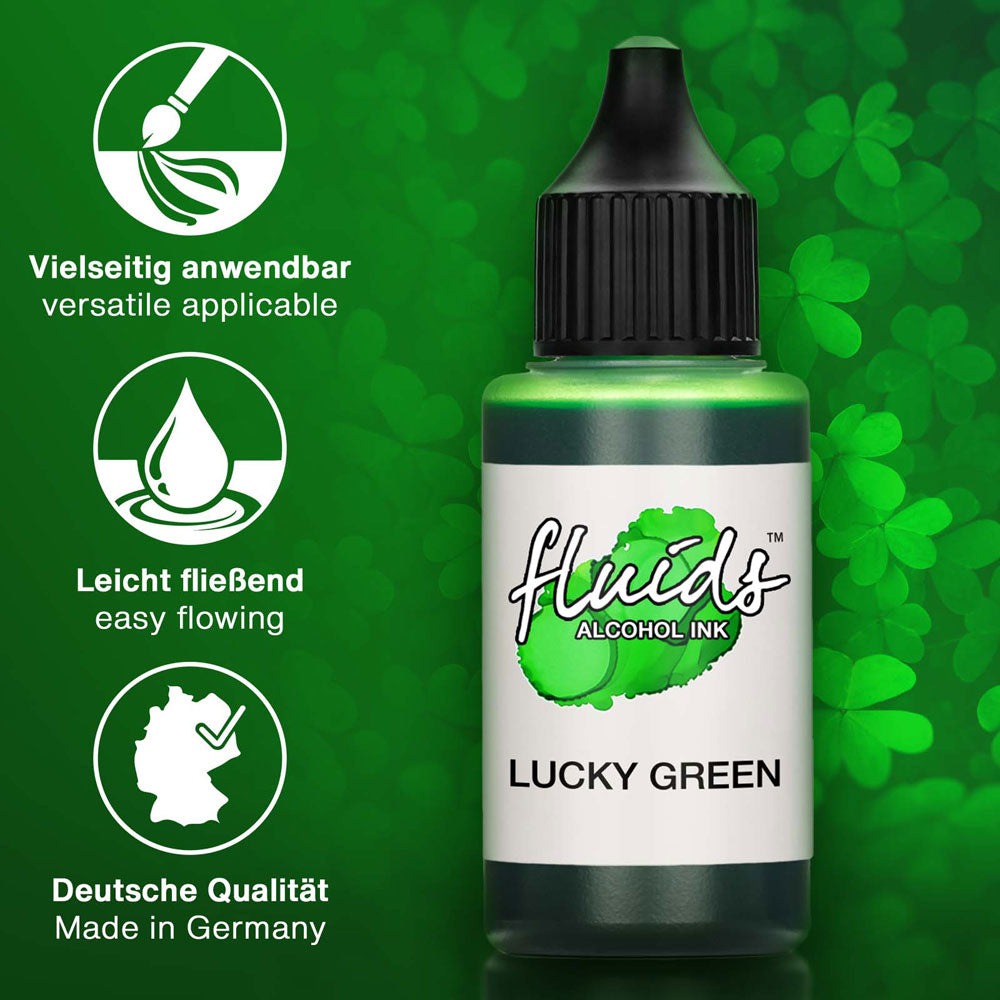 Octopus Fluids Alcohol Ink Lucky Green 30ml