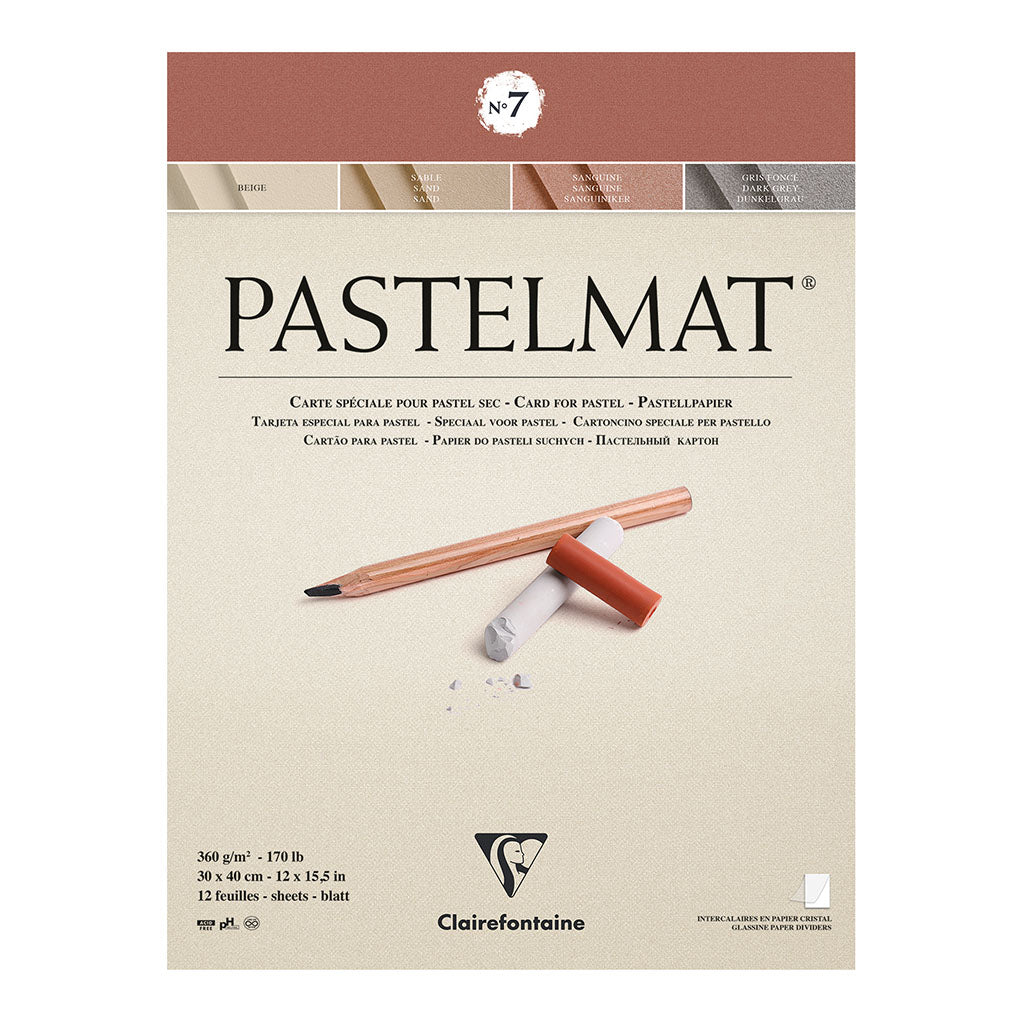 Pastelmat Pad No. 7 30x40cm 12sh