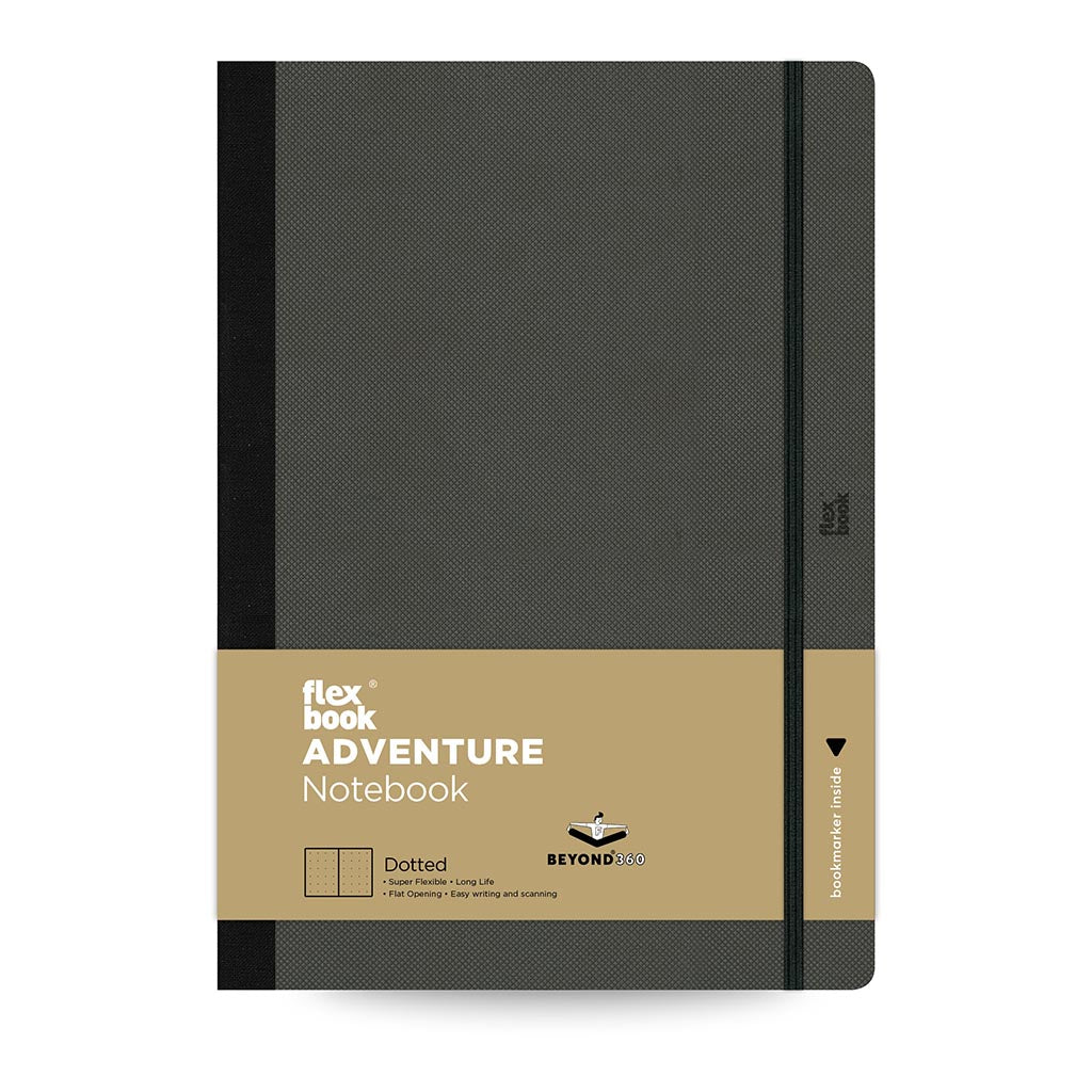 Flexbook Adventure Notebook Large Dotted Off-Black
