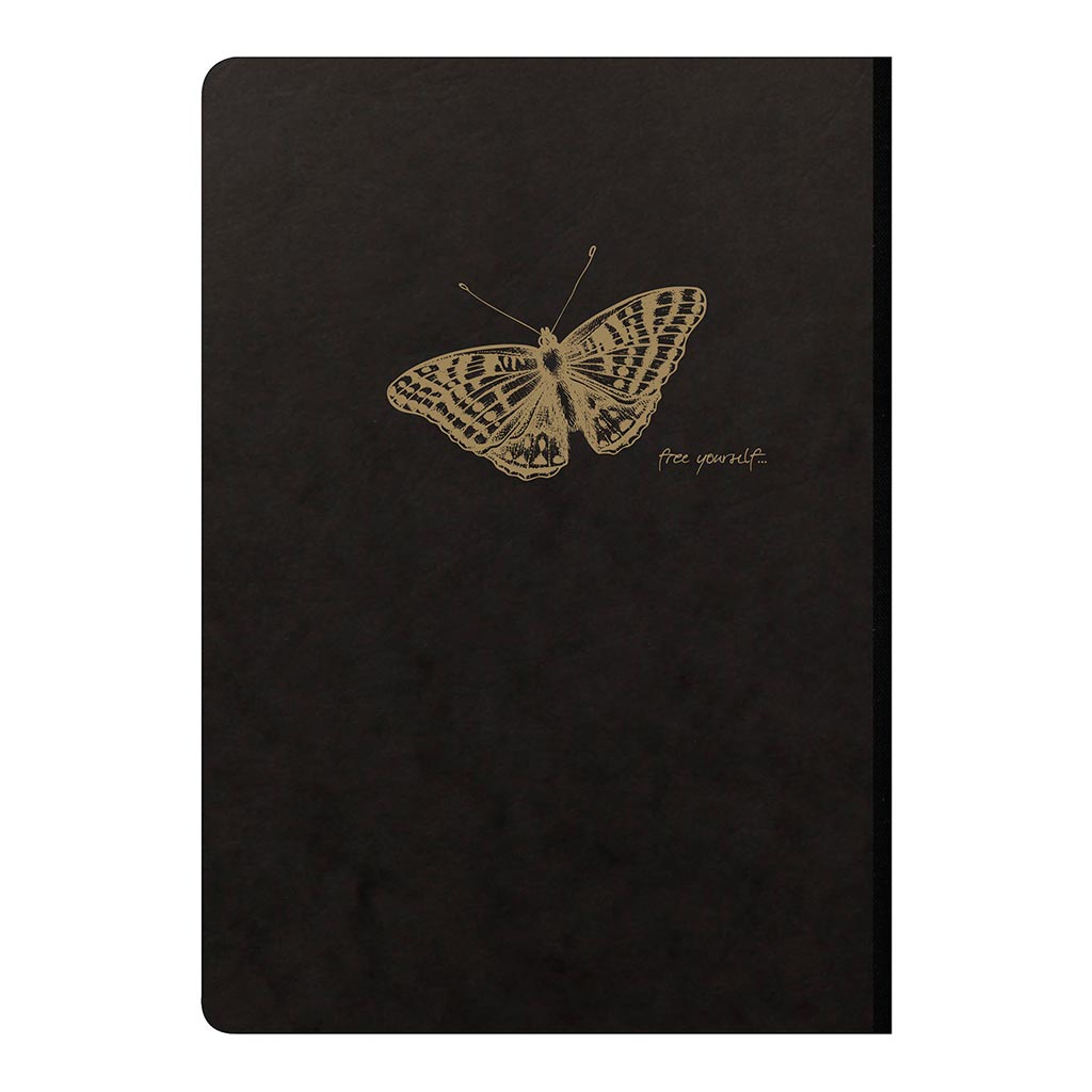 Flying Spirit Clothbound Notebook A5 Black
