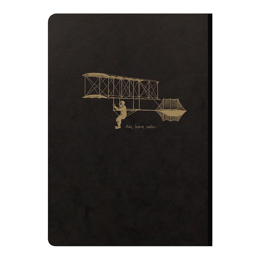 Flying Spirit Clothbound Notebook A5 Black