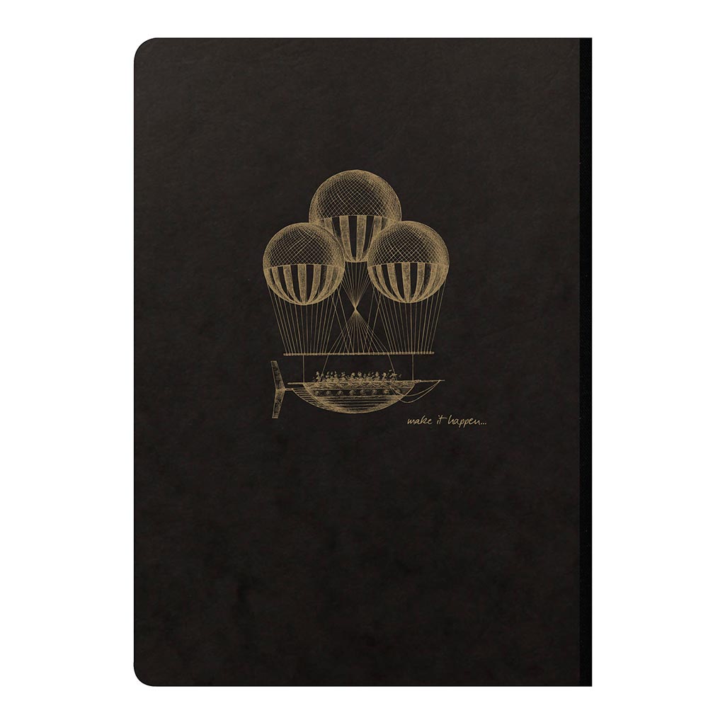 Flying Spirit Clothbound Notebook A5 Black