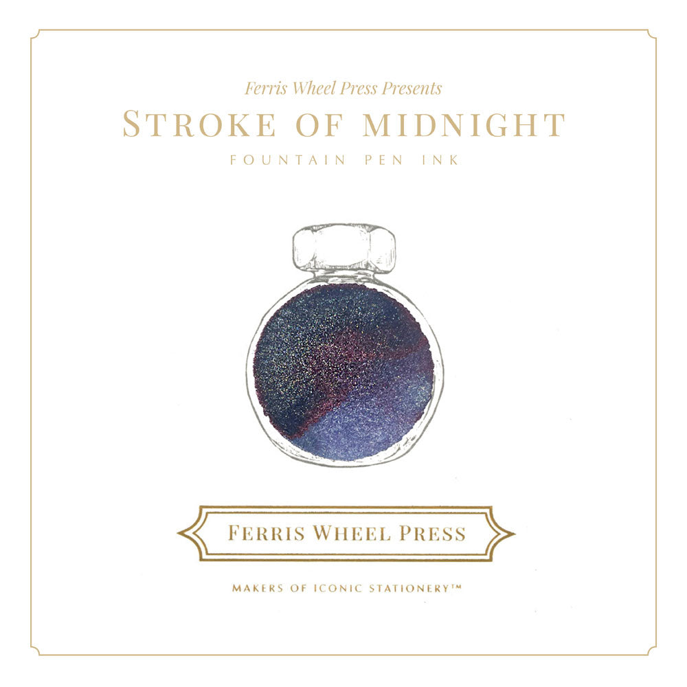 Ferris Wheel Press Fountain Pen Ink Stroke of Midnight 38ml