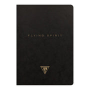 Flying Spirit Sewn Notebook A5 Black