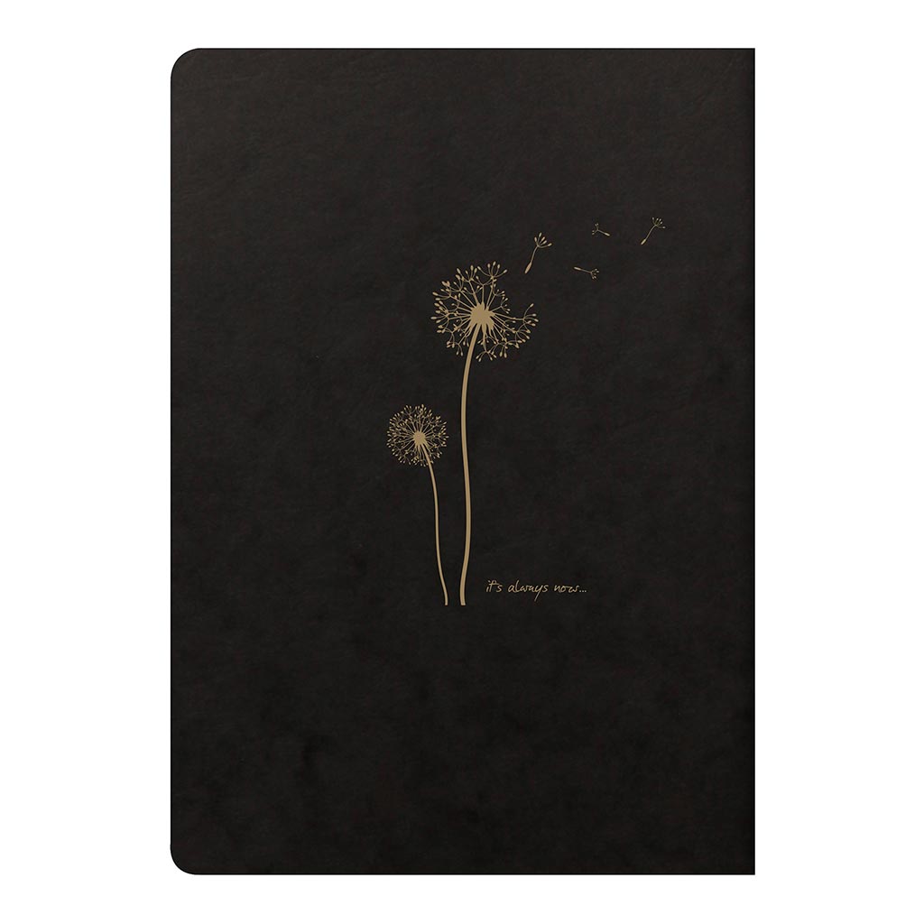 Flying Spirit Sewn Notebook A5 Black
