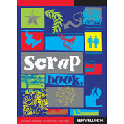 Warwick Scrapbook Super 28 Leaf Blank Pages Assorted - Cafe Supply