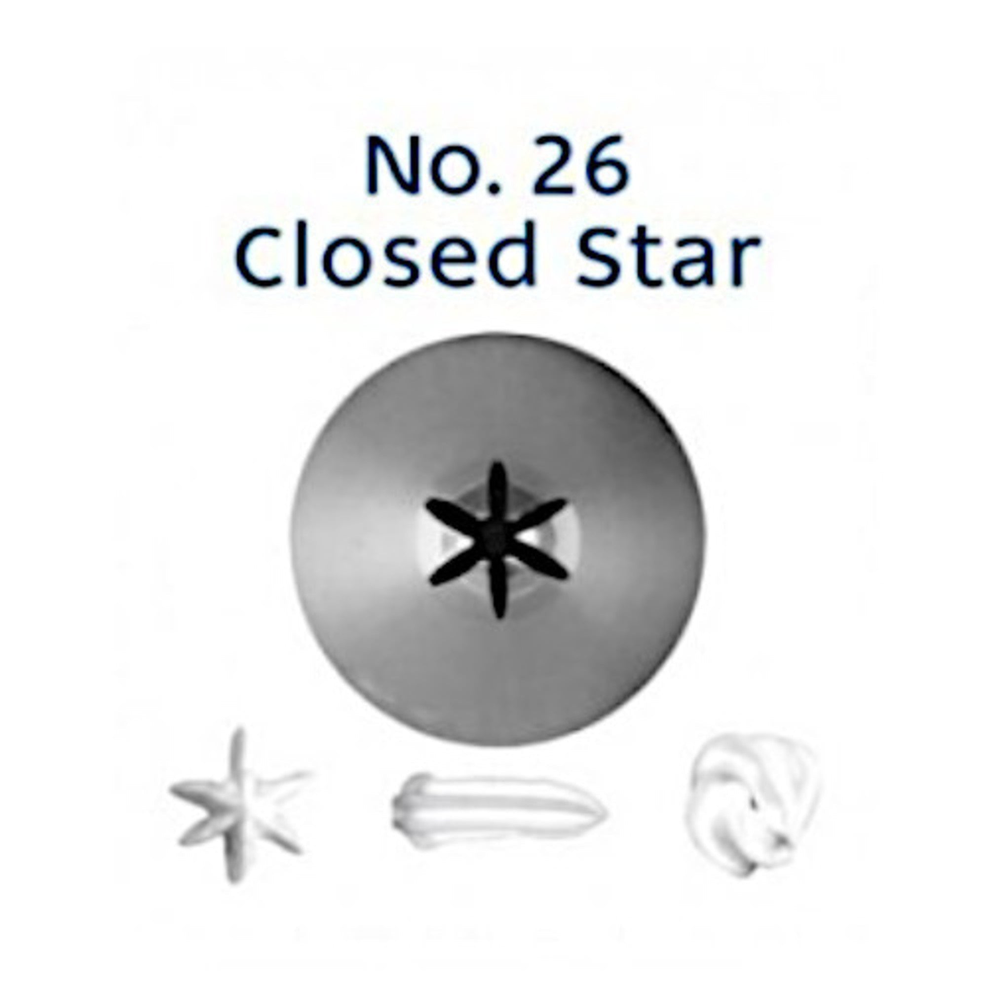 No 26 Closed Star Standard Tube - Cafe Supply