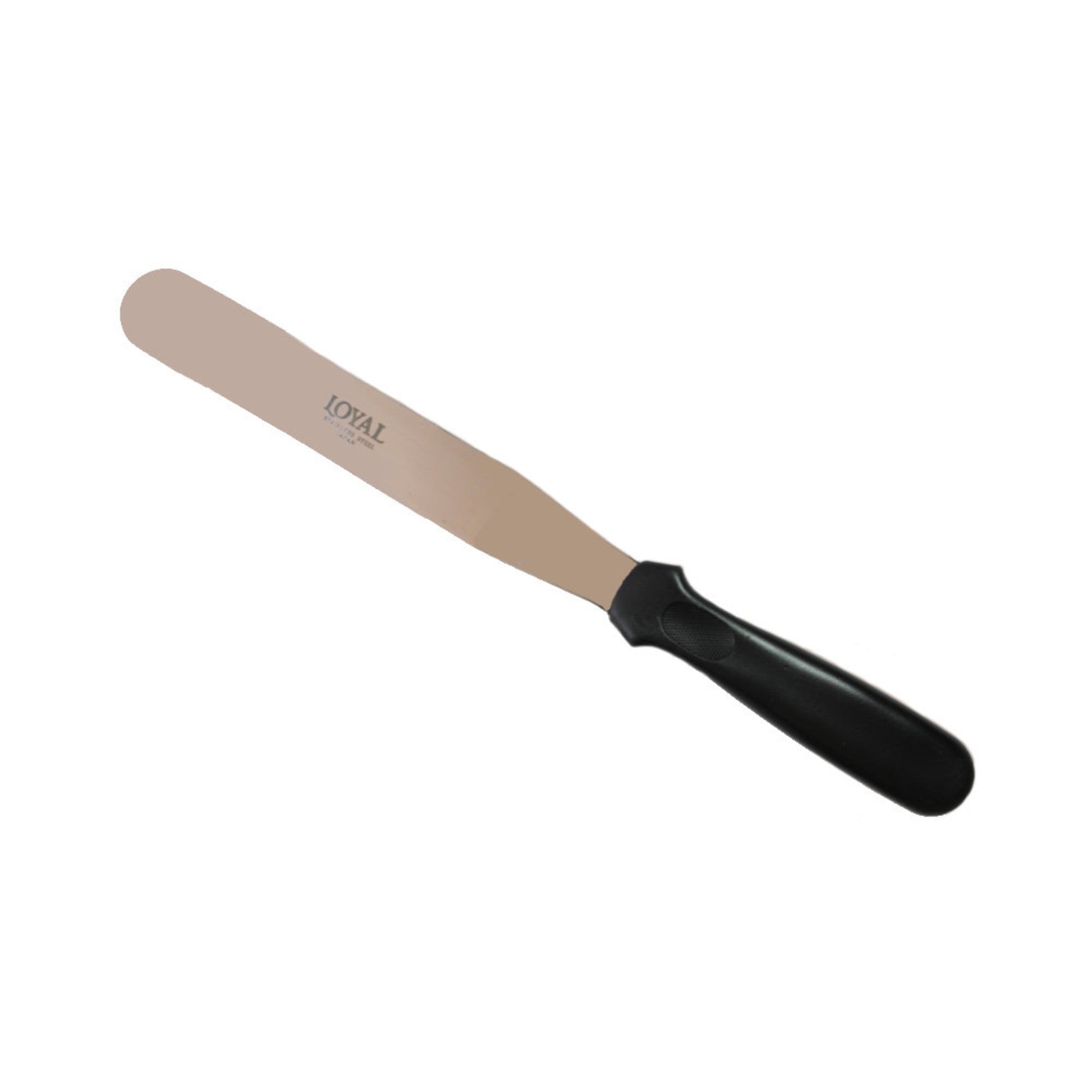 10" Black Plastic 25 x 4cm straight pallette - Cafe Supply