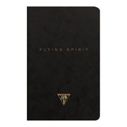 Flying Spirit Sewn Notebook 11x17cm Black