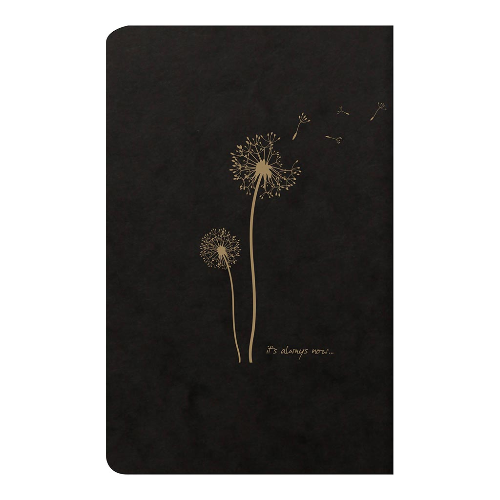 Flying Spirit Sewn Notebook 11x17cm Black