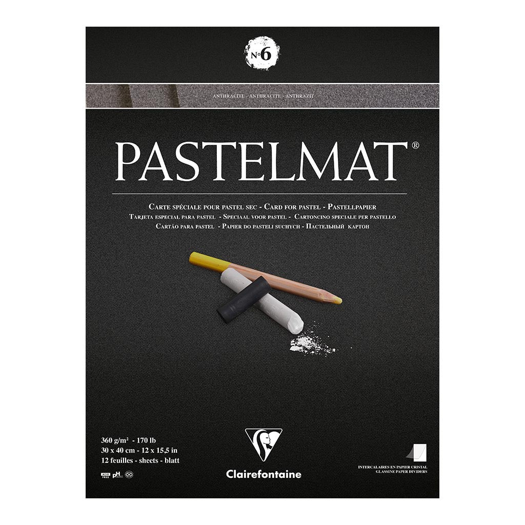 Pastelmat Pad No. 6 Anthracite 30x40cm