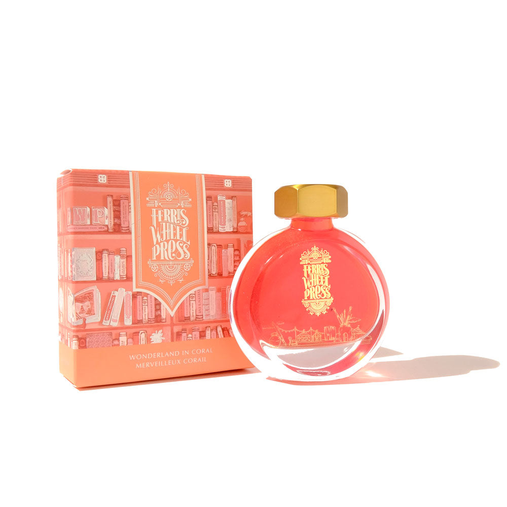 Ferris Wheel Press Fountain Pen Ink Wonderland in Coral 38ml