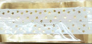 Cake Band Star White/Gold 63mm (7m) - Cafe Supply