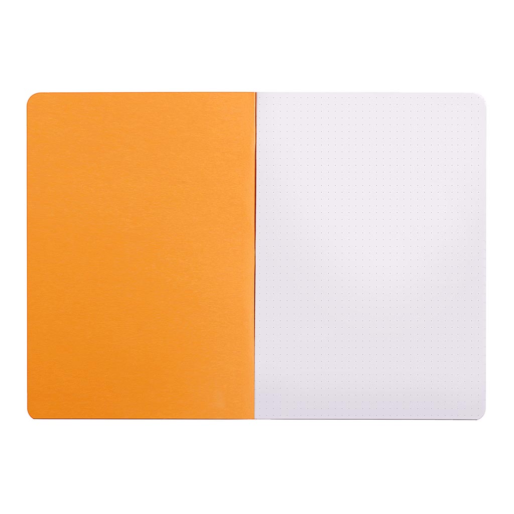 Rhodia Classic Notebook Stapled A4 Dot Orange