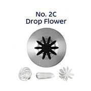 No 2C Drop Flower Medium Tube - Cafe Supply