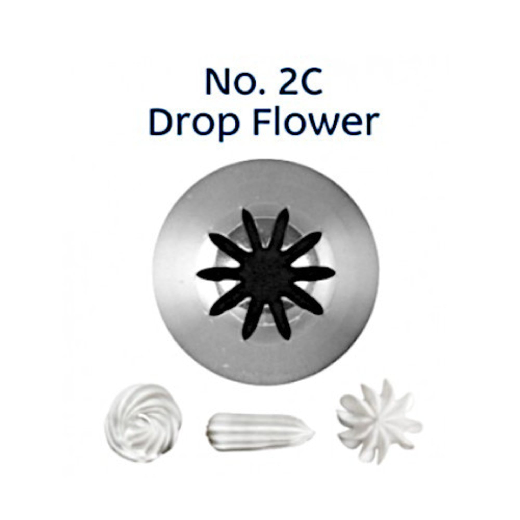 No 2C Drop Flower Medium Tube - Cafe Supply