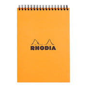 Rhodia Classic Notepad Spiral A5 Lined Orange