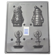Santa & Candle Mould (0.6mm) - Cafe Supply