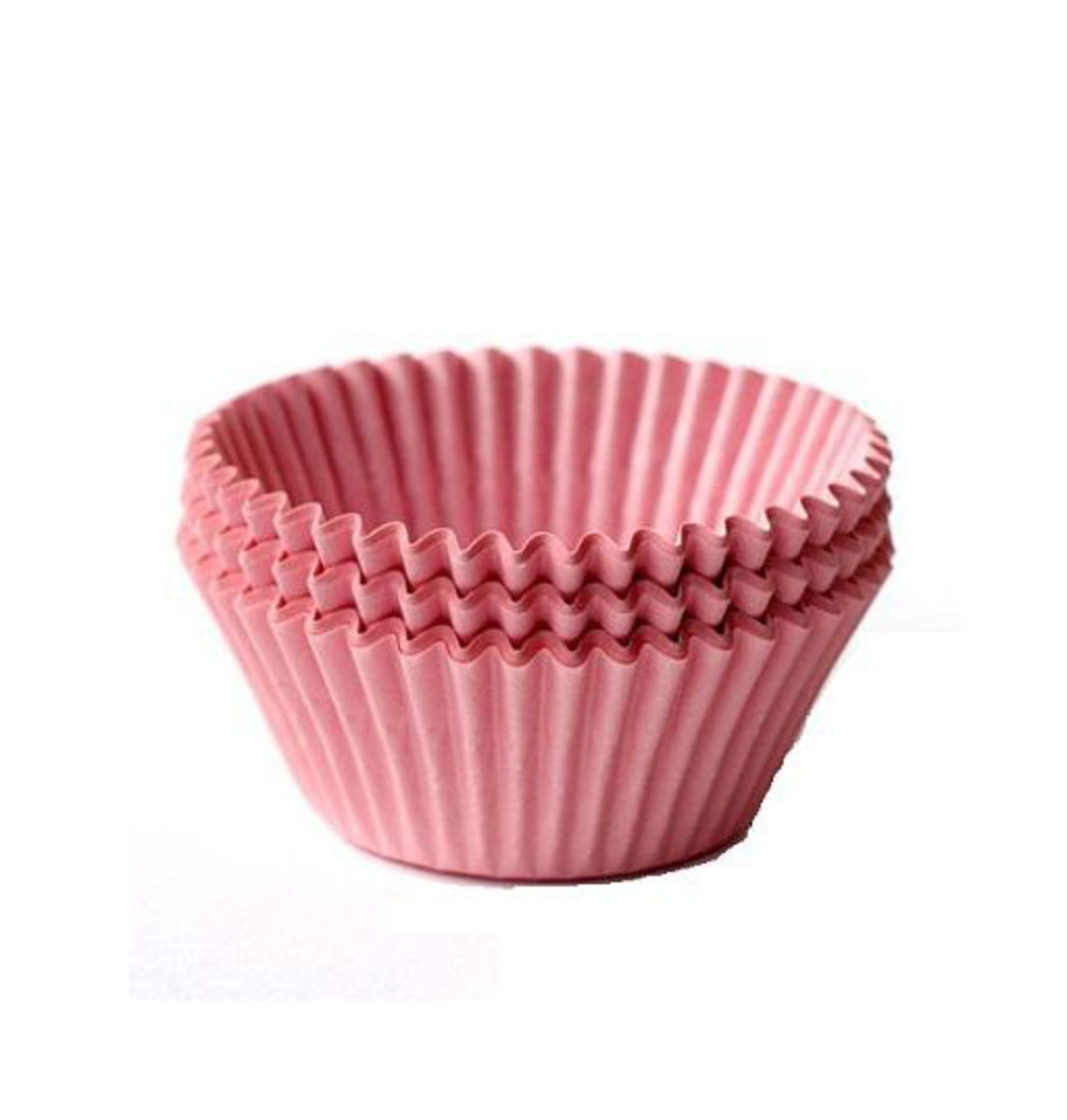 Paper Cases Pastel Pink 30x23mm (500) - Cafe Supply