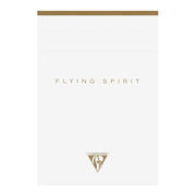 Flying Spirit Clothbound Notepad A6 White