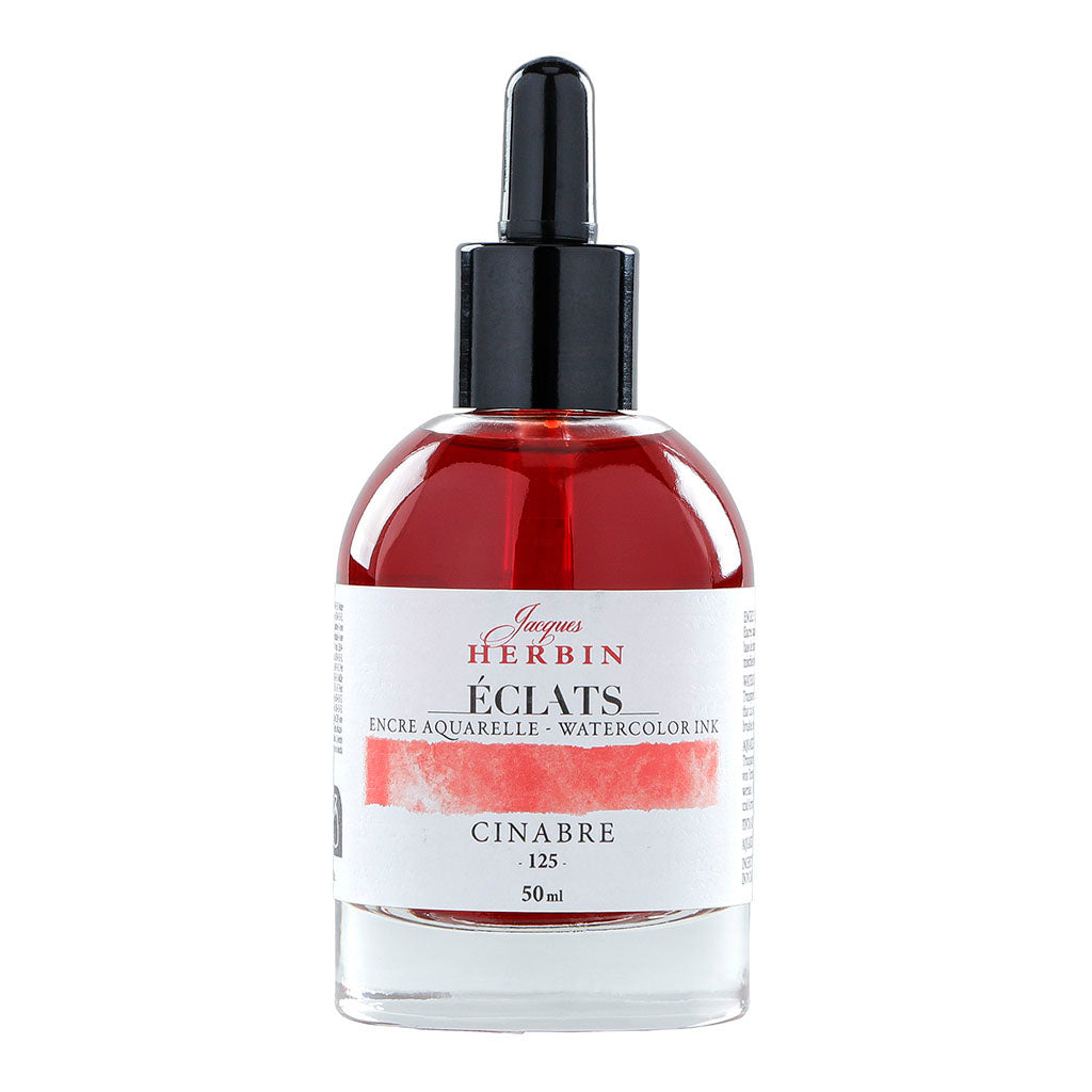 Jacques Herbin Eclats Watercolour Ink 125 Vermilion 50ml