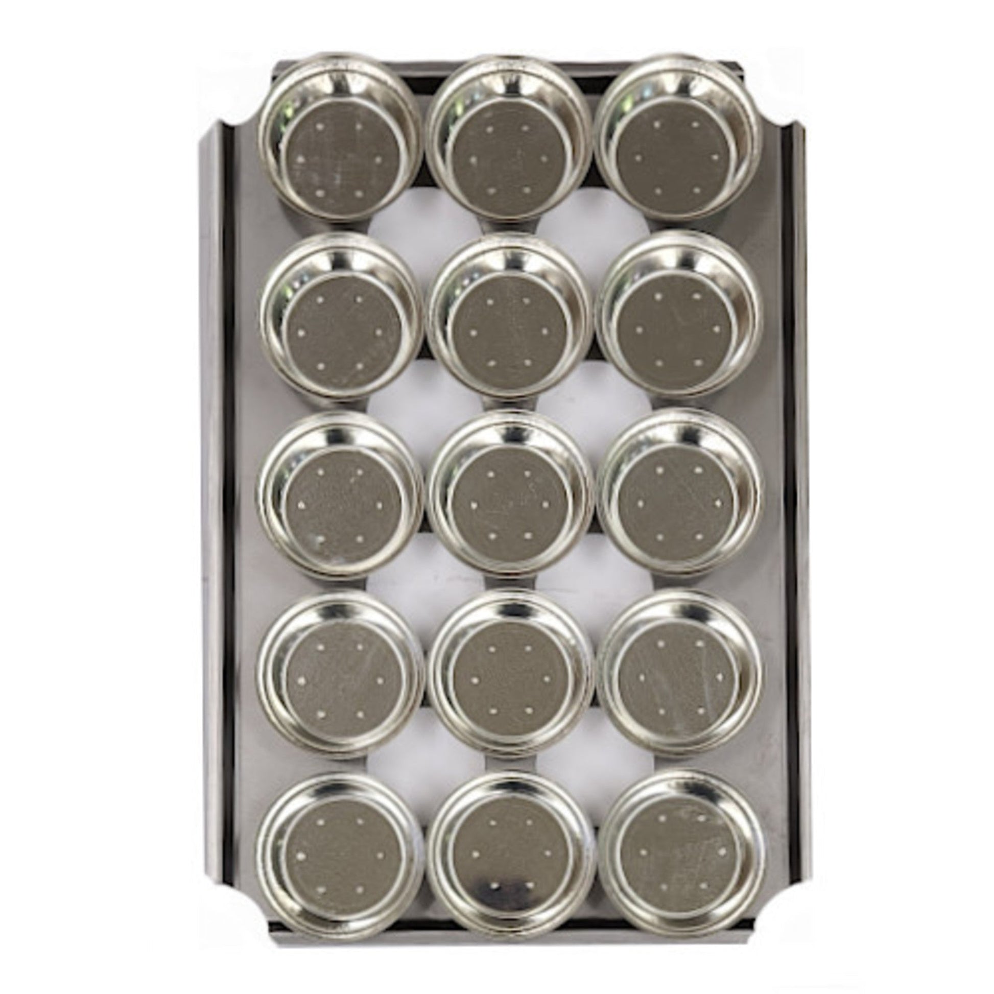 Palletized Pie Tins, (15) Round 113x31.5mm, Tray size 600x405mm - Cafe Supply