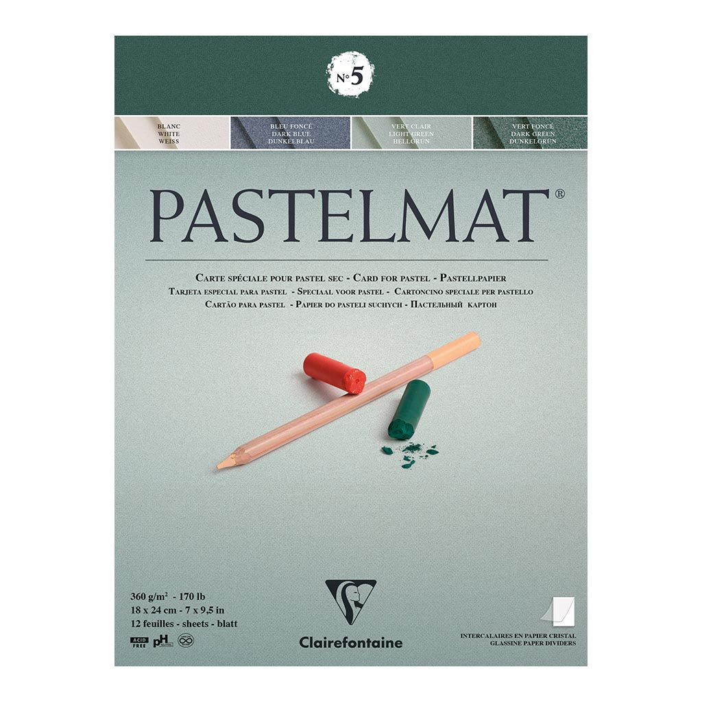 Pastelmat Pad No. 5 18x24cm 12sh
