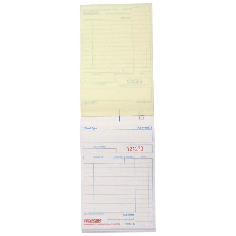 Rediform Book Restaurant Duplicate 50 leaf - Cafe Supply