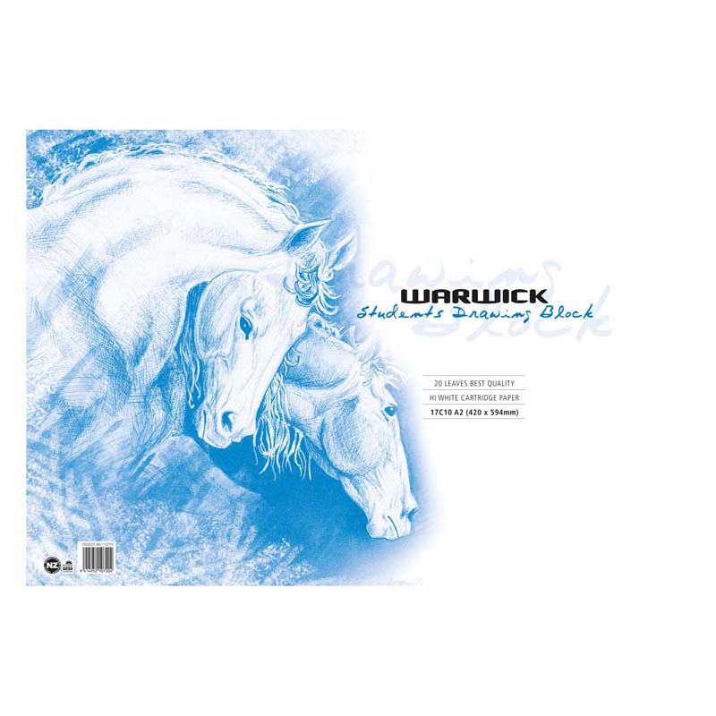 Warwick Drawing Refill 17C10 A2 20 Leaf Punched 120gsm - Cafe Supply