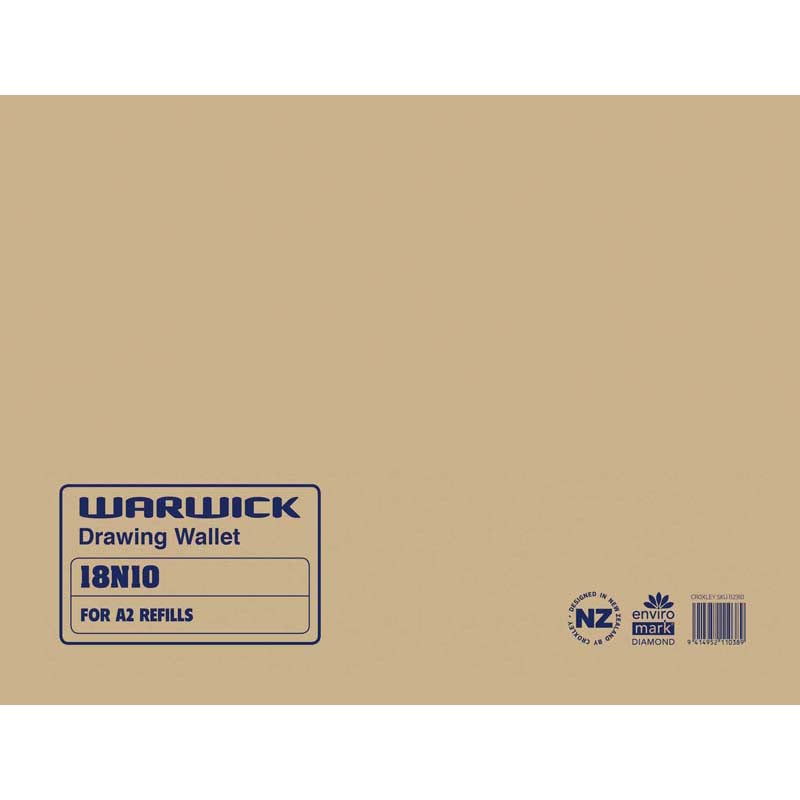 Warwick Drawing Wallet 18N10 A2 - Cafe Supply