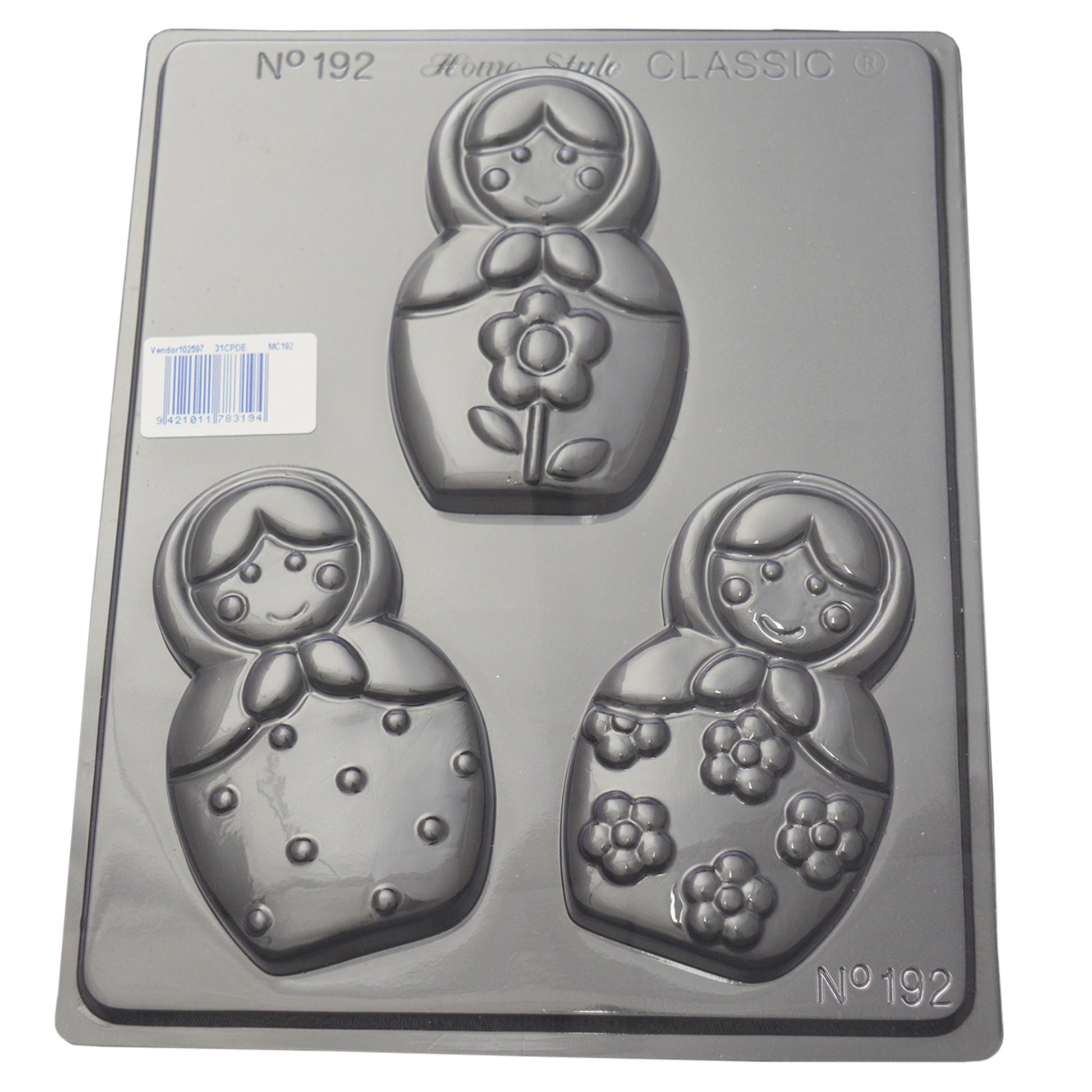 Babushka Dolls Mould 0.6mm - Cafe Supply
