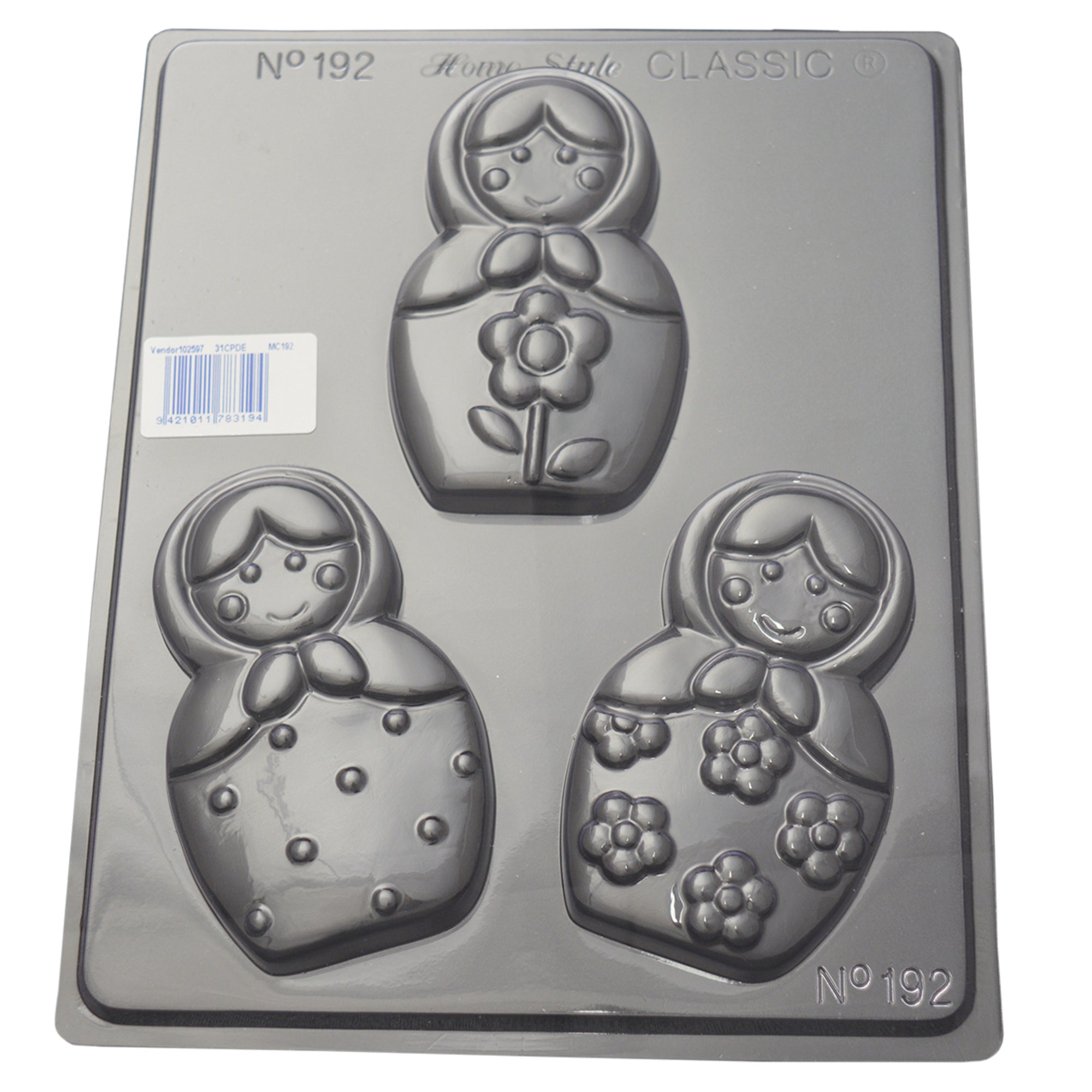 Babushka Dolls Mould 0.6mm - Cafe Supply