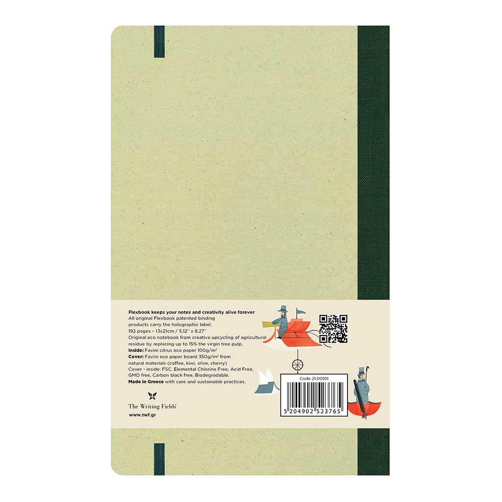 Flexbook Ecosmiles Notebook Medium Ruled Kiwifruit