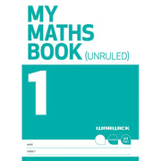 Warwick My Maths Book 1 Unruled 64 Page - Cafe Supply