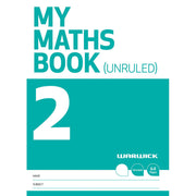 Warwick My Maths Book 2 Unruled 64 Page - Cafe Supply