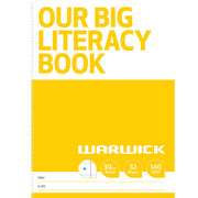 Warwick Our Big Literacy Modelling Book 30mm Ruled 32 Page - Cafe Supply