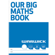 Warwick Our Big Maths Modelling Book 30mm Quad 32 Page - Cafe Supply