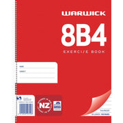 Warwick Notebook 8B4 50 Leaf Spiral Ruled 7mm 230x180mm - Cafe Supply