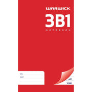 Warwick Notebook 3B1 32 Leaf Ruled 7mm 165x100mm - Cafe Supply